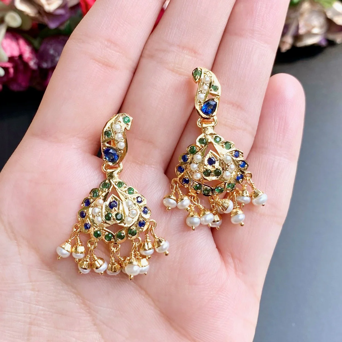 Delicate Necklace & Earrings Set | Dainty & Sober | Gold Plated on 925 Silver NS 214 - Image 6